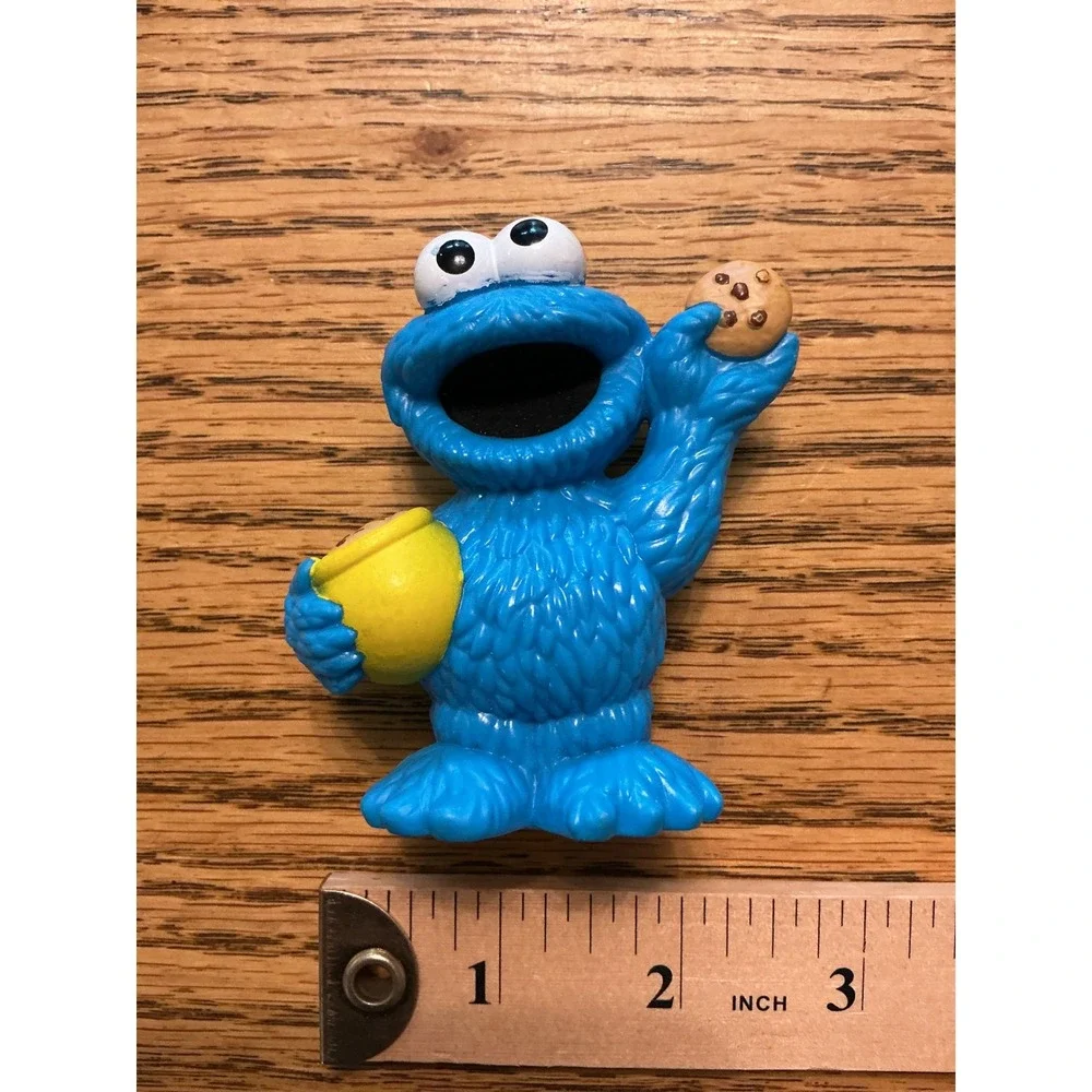 Sesame Street Cookie Monster Telly Monster PVCFigures/cake toppers Hasbro Mattel